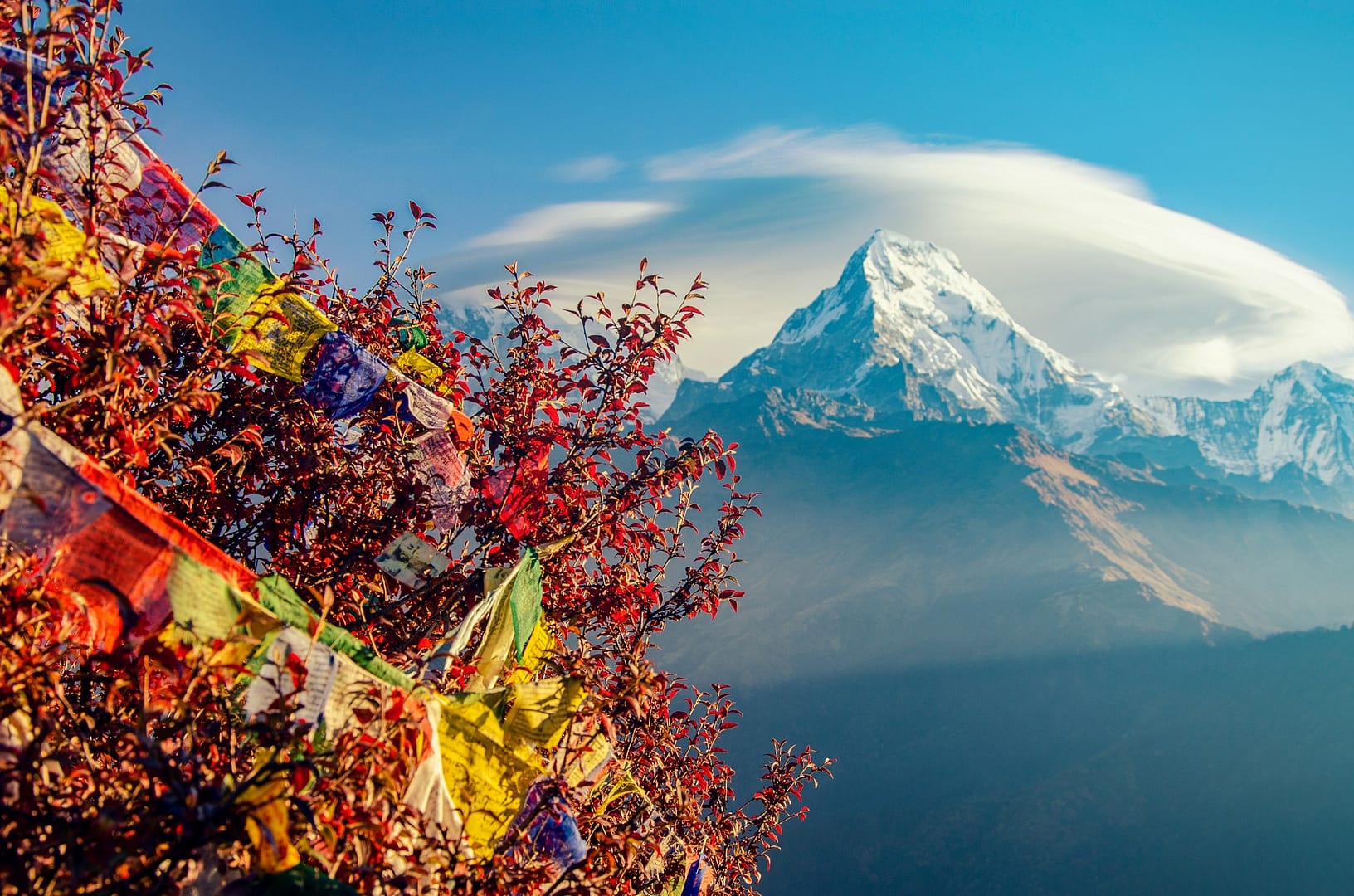 aspirational-journeys Annapurna at Poon Hill in Nepal.